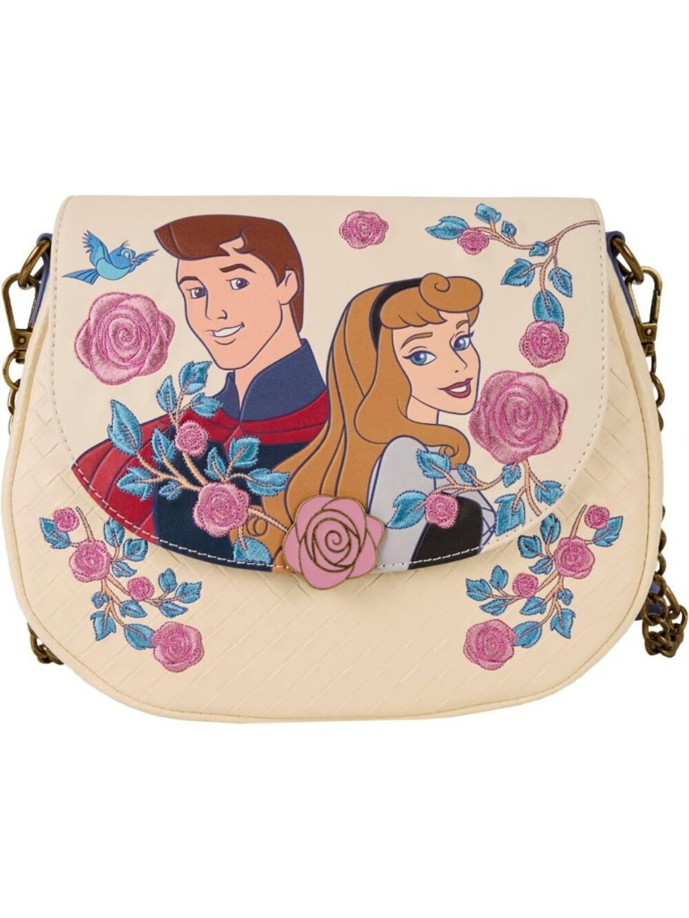 Charming Disney Princess Aurora & Prince Phillip Crossbody Bag - Perfect for